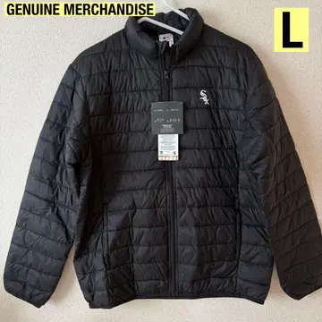 GENUINE MERCHANDISE 남성용 라이트 다운 L 블랙