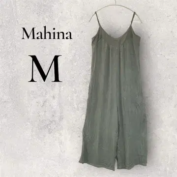 Mahina [ M ] 올리브 그린 올인원 얇은 소재