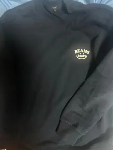 BEAMS 네이비 로고 트레이닝복