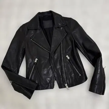 ALLSAINTS 블랙 라이더 재킷 UK4 DALBY BIKER