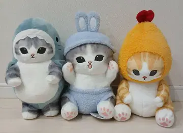 고양이 봉제 인형 3개 세트