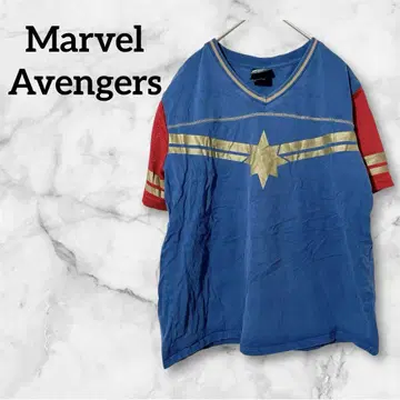 새상품급 Marvel Avengers 캡틴 마블 T셔츠