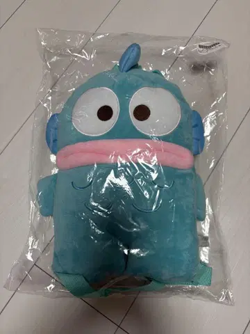 스카이블루 캐릭터 봉제 인형 백팩