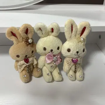 토끼 봉제 인형 세트