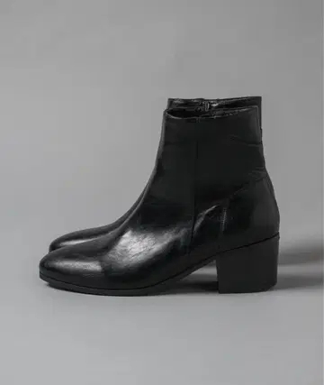 사이드 지퍼 힐 부츠