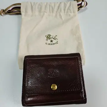 IL BISONTE 다크 브라운 3단 폴더형 지갑