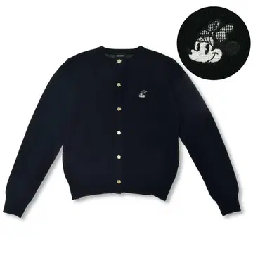 MARY QUANT 마리콴트 미니 긴팔 가디건 니트 새상품