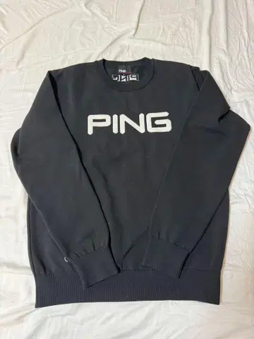 PING 블랙 니트 L