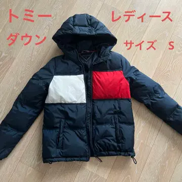 타미힐피거 여성용 다운 네이비 S