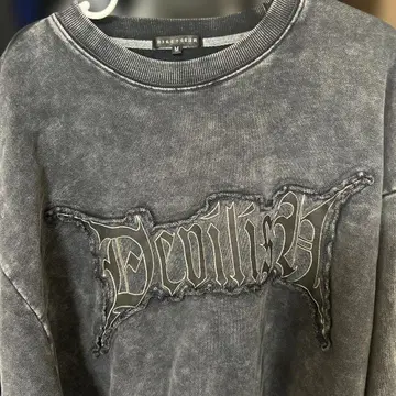 Devilink 그레이 M 사이즈 맨투맨
