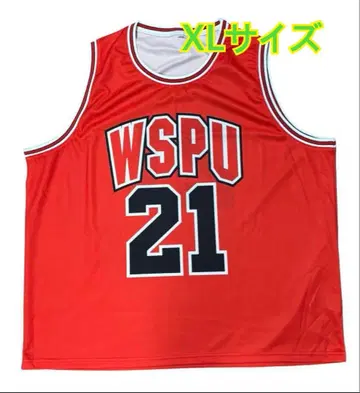 새상품!! WurtS 농구 유니폼 XL 사이즈 빨간색