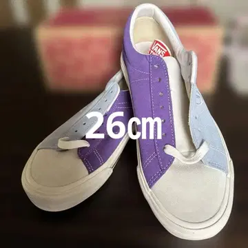 VANS 보라색/파랑 스니커즈 가죽 26cm