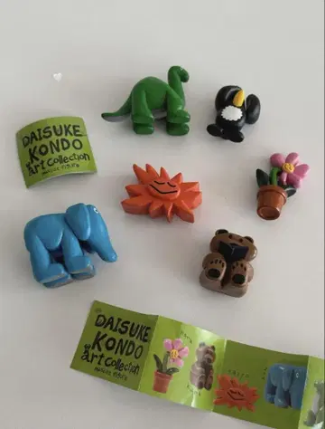 DAISUKE KONDO 아트 컬렉션 마스코트 피규어 총 6종