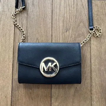 MICHAEL KORS 블랙 숄더백 체인 지갑
