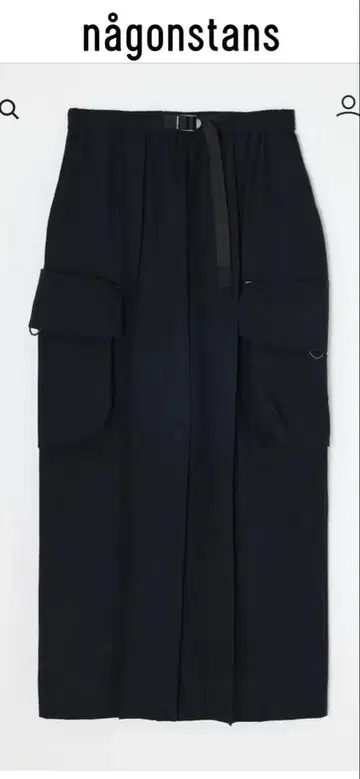 나곤스탠스 블랙 스커트