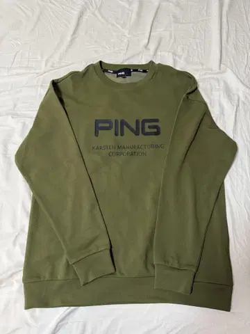 PING 트레이닝복 M 사이즈 올리브