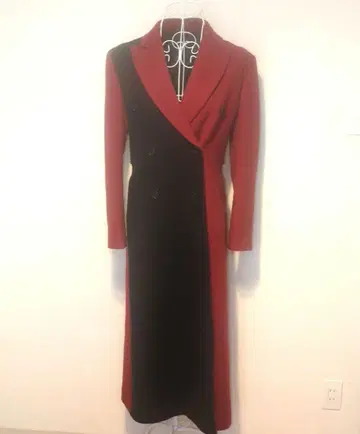 폴 스미스 피 코트 레드 롱 코트