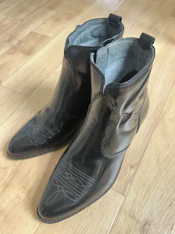 브론코 웨스턴 숏부츠 25cm 블랙 컬러