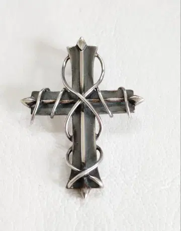 실버 925 라지 크로스 목걸이 archive