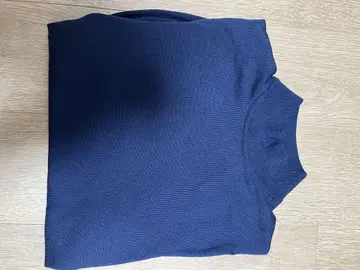 GRAN SASSO 울 100% 모크넥 니트 네이비 48