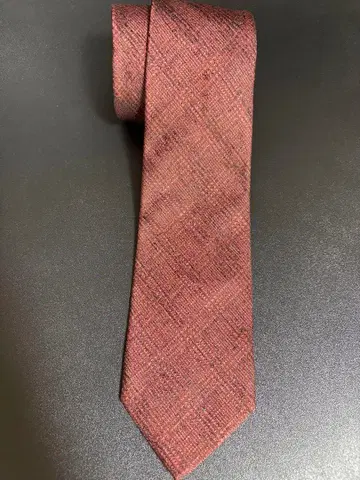 azabu tailor 넥타이 적갈색 이탈리아제