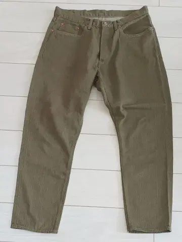 SANCA UK 그린 데님 5P 테이퍼드 size 2