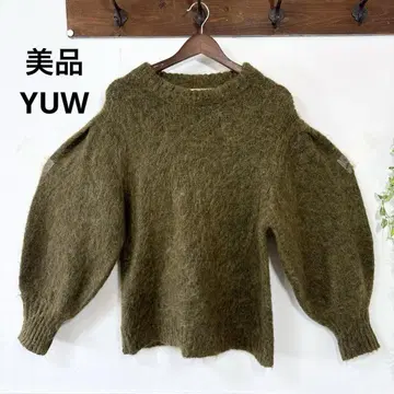 7 새상품급 빅 사이즈 YUW 모헤어 니트