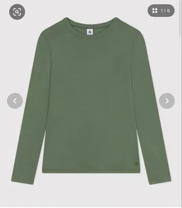 PETIT BATEAU 크루넥 긴팔 T셔츠