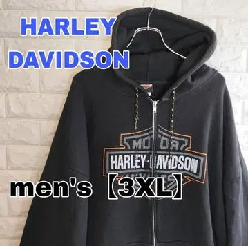 D102 [HARLEY-DAVIDSON] 풀 집업 후드티 남성용 3XL