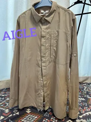 AIGLE 에이글 긴팔 셔츠 수분 흡수 속건성 UV 컷
