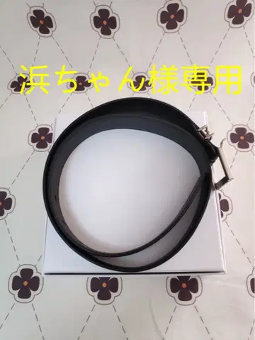 가죽 벨트 은색 버클 EUR90/105cm (하마짱)