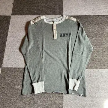 PHERROW'S 헨리넥 롱T ARMY XL 사이즈