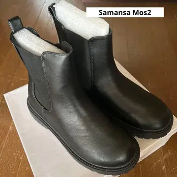 사만사 모스모스 sm2 블랙 사이드 고어 부츠 여성용