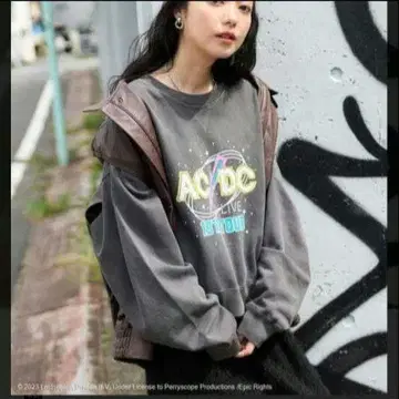 FREAK'S STORE ACDC 맨투맨 락 프린트 프릭스스토어