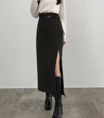 CENEA 센나 슬릿 지퍼 I 라인 스커트 유니클로 GU 타이트 스커트