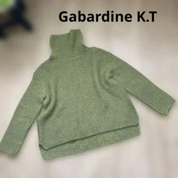 Gabardine K.T 터틀 니트 스웨터 모헤어 실크
