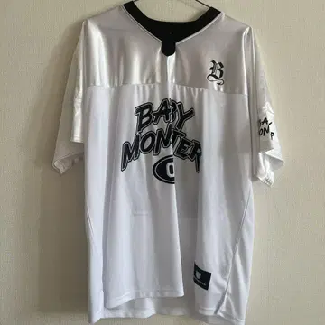 BABYMONSTER HELLO MONSTERS 게임 셔츠 화이트