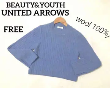 BEAUTY&YOUTH UNITED ARROWS 블루 스웨터 FREE