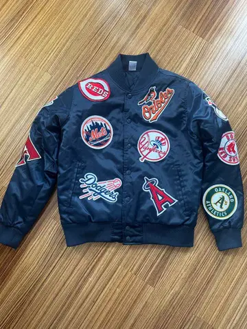 Majestic Athletic 바시티 자켓 M 블랙