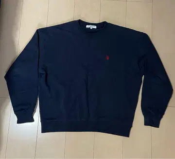 U.S. POLO ASSN. 네이비 맨투맨 S
