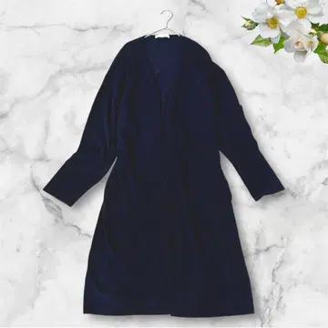 Rose Farm 가운 가디건 롱 기장 네이비 LL