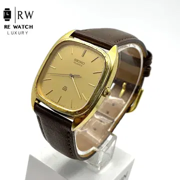 7-4265 SEIKO 9920-5000 쿼츠 골드/브라운