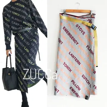 ZUCCa 캠핑 기어 니트 스커트 랩스커트 담요 스커트 M