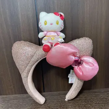 USJ 유니버셜 키티 봉제 인형 포함 머리띠