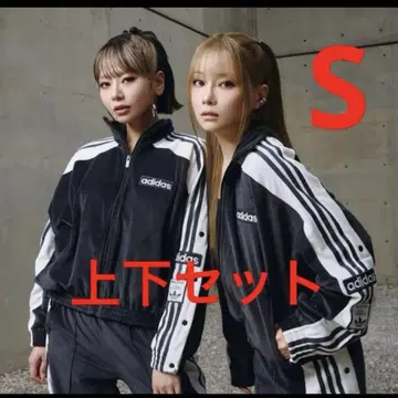 adidas 블랙 저지 스트라이프 아디브레이크 S 사이즈