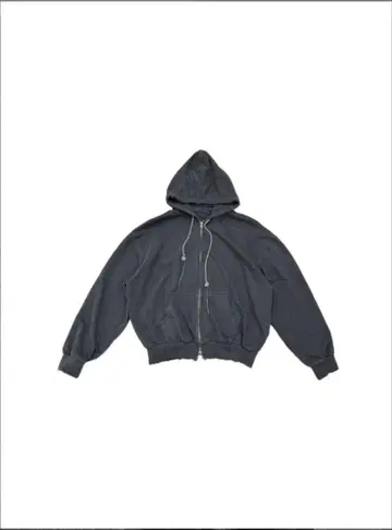 [ Chikashitsu+ ] damage zip up hoodie