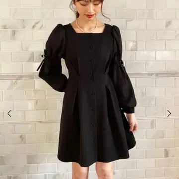 프렌치 걸리시 미니 원피스