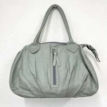 [ H ] 센소유니코 프론트 zip 백 핸드백 그레이