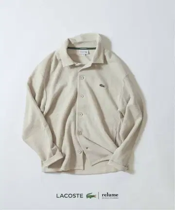 라코스테 저널 스탠다드relume 별주 헤비 피케 자켓