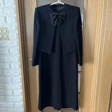 블랙 포멀 원피스 관혼상제 예복 상복
